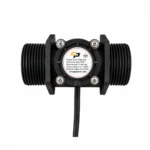 Plastik Türbin Debimetre -G1 1/2"-DN40-5-150Lt/Dk Su Akış Sensörü
